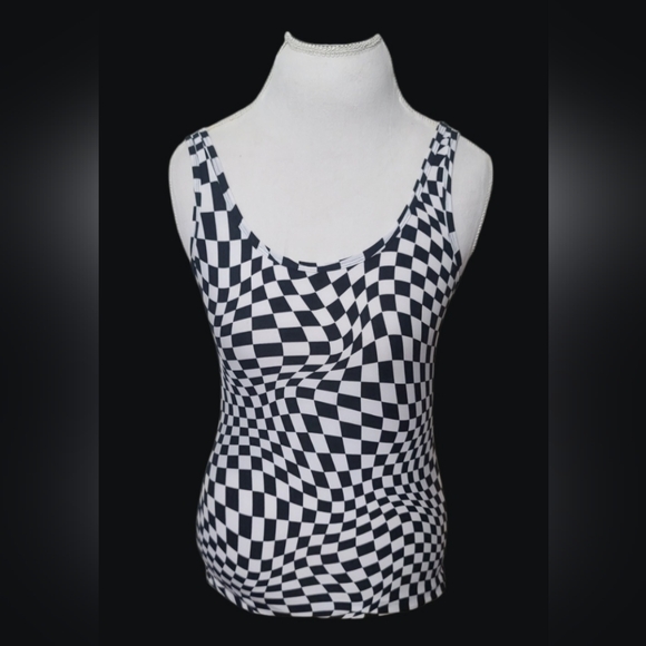 Womens Psychedelic Print Tank Sz L - Picture 1 of 3